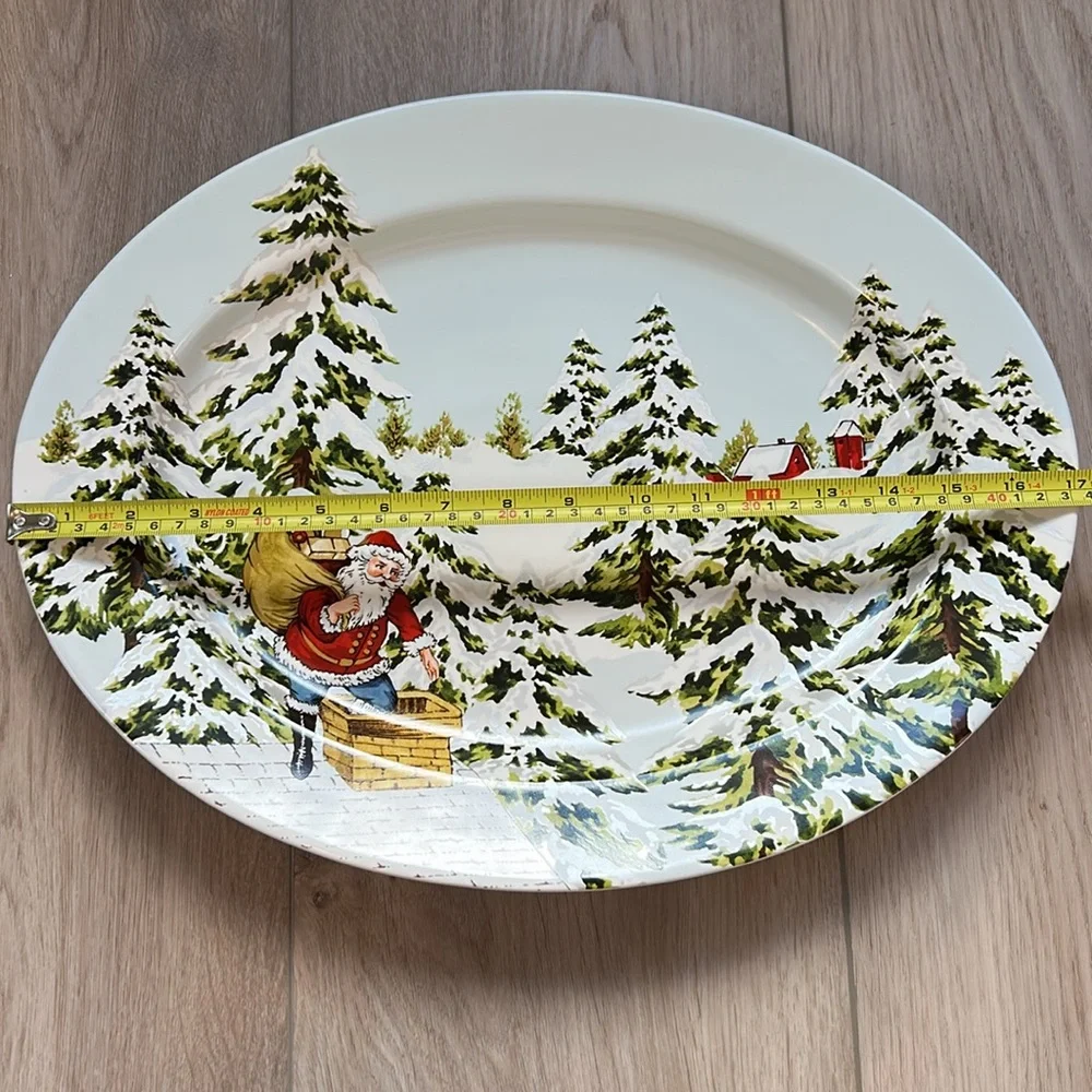 Williams Sonoma Christmas Serving Platter from the Vintage Holiday Collection